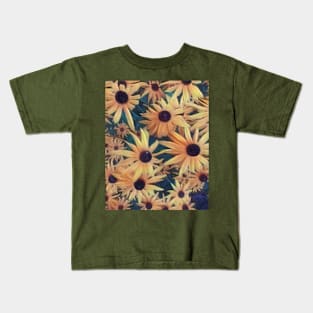 Yellow Flower Photograph Kids T-Shirt